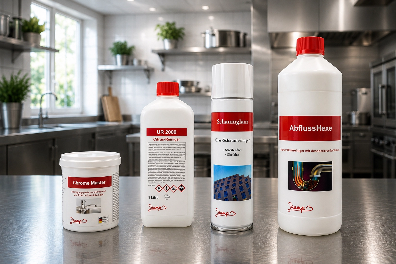 Produkte für professionelle Reinigung und Pflege
